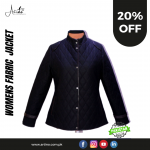 Women Casual Quilted Fabric Jacket AR-38